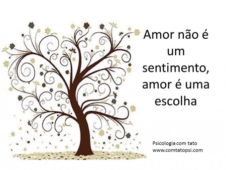 Amor é escolher amar