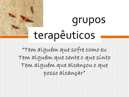 GRUPOS TERAPÊUTICOS